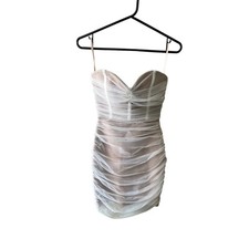 NWT Fashion Nova bodycon mini ruched dress size XS