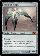 MTG English Platinum Angel NM Normal Magic 2010 Core Set