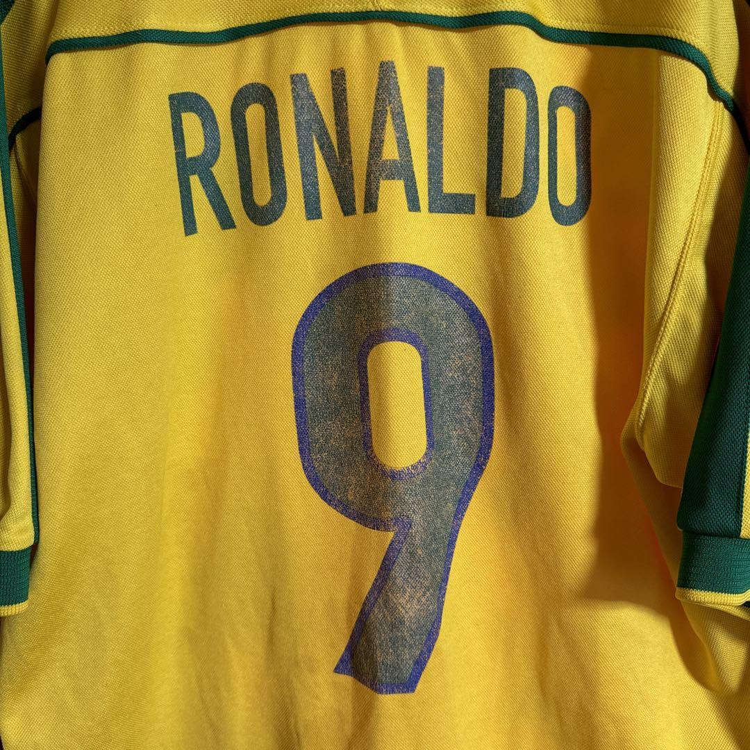 Vintage Ronaldo Brazil 1998 Reissue Size L Nike Jersey Original | eBay