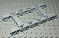 Lego Technic Lochbalken 5X11 New Grau