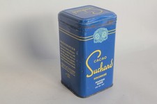 Boite chocolat cacao tôle lithographiée bleue SUCHARD (72021)