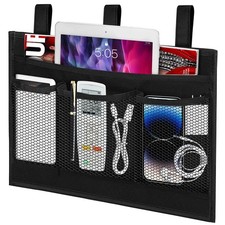 Bedside Caddy Storage Organizer, Hanging Storage Bag Pocket for Bunk/Hospital...