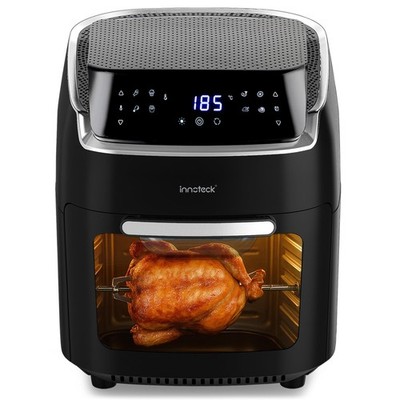 12L Air Fryer Backofen Familiengröße Große Luftfritteuse mit Zubehör 1800W