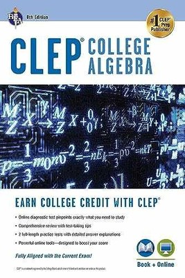 CLEP  College Algebra Book + Online (CLEP - Paperback, by Schwartz Stu - Good
