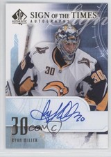 2008-09 SP Authentic Sign of the Times Ryan Miller #ST-RM Auto 0c3
