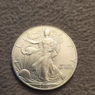 Uncirculated $1 American Silver Eagle 2002 1oz .999 Silver Coin
