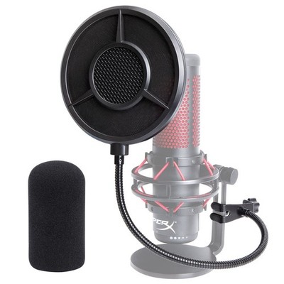 QuadCast Pop Filter Foam Windscreen - 5.5 Inch Diam 6 Layers Pop Filter for M