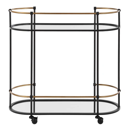 Uttermost Andre Iron Bar Cart - Picture 3 of 6