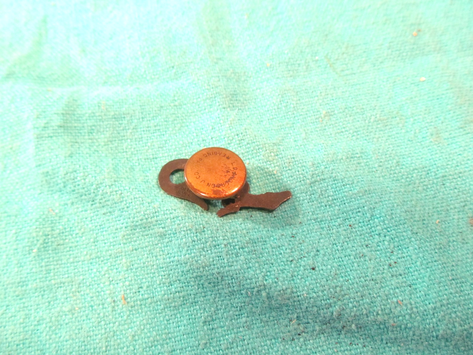 ANTIQUE SOLID STERLING SILVER ALLIGATOR SCREW BAC… - image 4