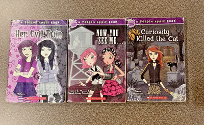 3 Poison Apple Chapter Books ~ The Dead End Miss Fortune ~ Now You See Me