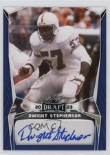 2023 Leaf Draft Auto Blue Dwight Stephenson #BA-DS3 Auto HOF 1b16