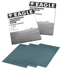 Eagle Abrasives 1021000 Waterproof 9x11 Wet Sanding Sheets Grade P1000-A 50/Box