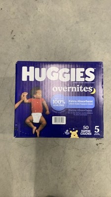 Huggies Overnites Disposable Diapers Size 5 - 50 Count