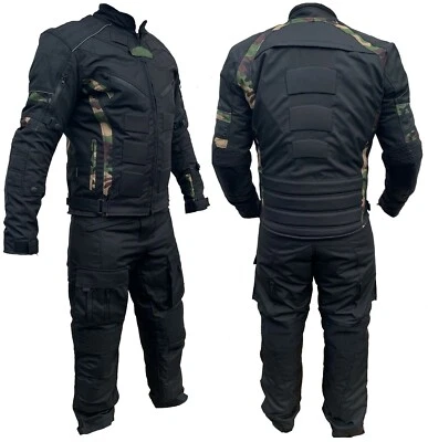 L&J MOTORRADKOMBI ZWEITEILER -JACKE + HOSE TEXTIL -MIT HERAUSNEHMB. PROTEKTOREN QUAD
