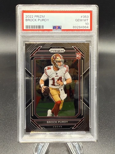 2022 Panini Prizm Brock Purdy Rookie PSA 10 GEM MT San Francisco 49ers RC