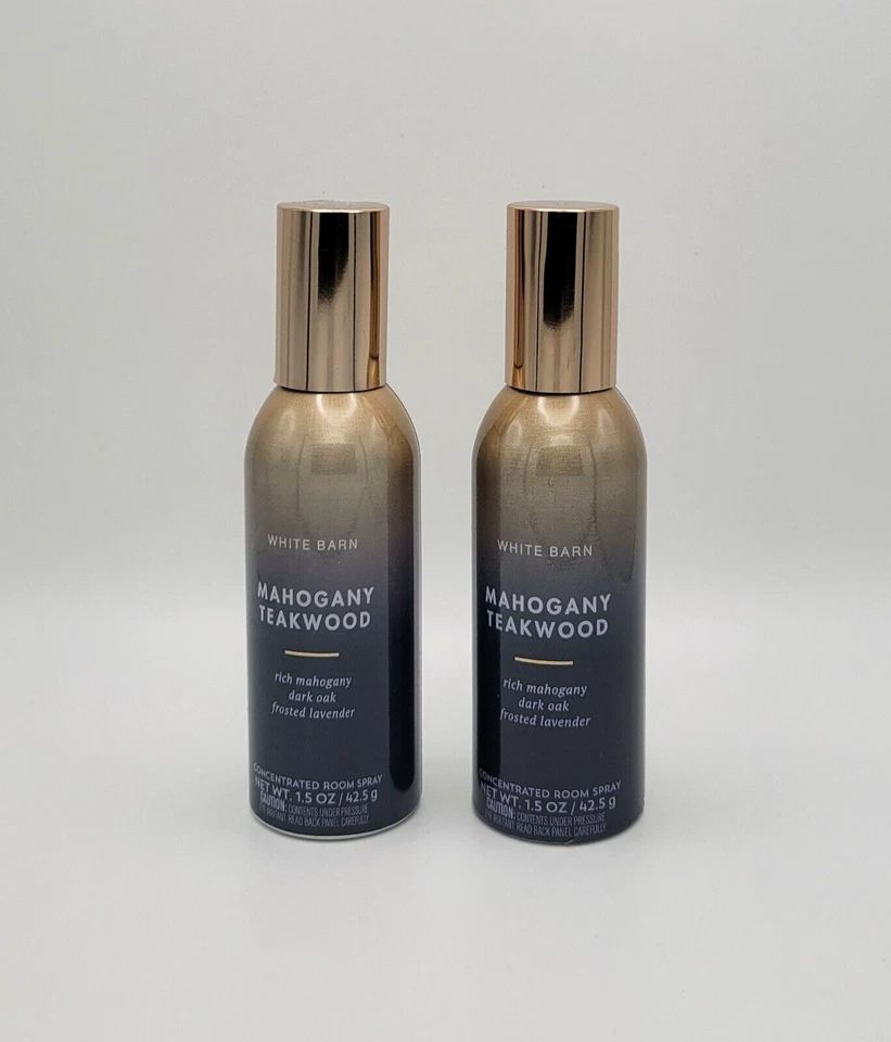 BATH & BODY WORKS Bath and Body Works Mahogany Teakwood Concentrated Room Spray 1.5 oz Set of 2
