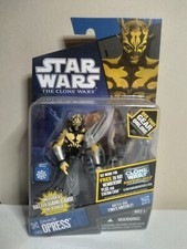 2011 Star Wars Clone Wars Savage Opress CW55 w  Battle Game Card Die & Base