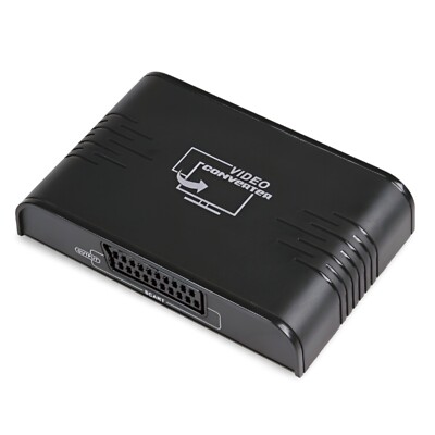 A01C HDMI auf SCART Konverter, Full HD 1080P Video & Audio für PAL/NTSC, DVD