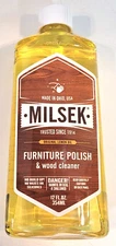 Milsek Furniture Polish and Cleaner with Lemon Oil, 12-Ounce