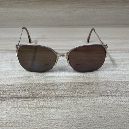 Vintage Women’s Sunglasses Tura MOD-402 Semi Rimless Square Metal Frames Only