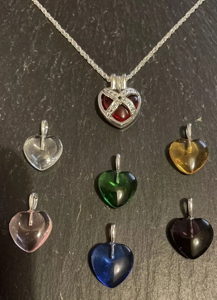 Caged 2024 heart necklace