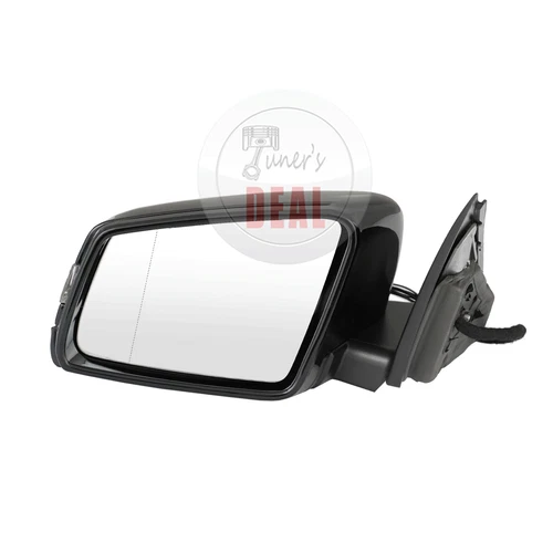 Black For 2010-2014 Mercedes C250 C300 C350 Mirror-Driver Left