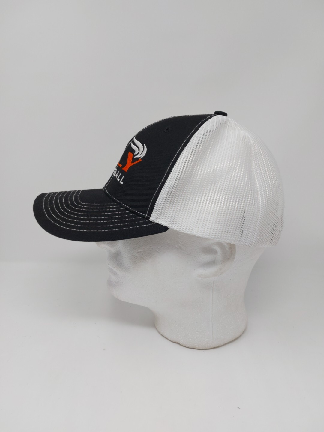 OLY Softball Snapback Hat Mesh Back Cap - image 5