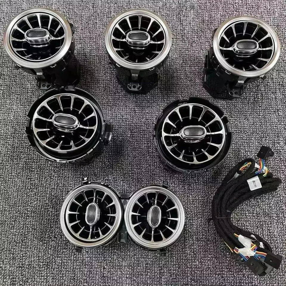 APP Control Air Vent Ambient Light Fits For Mercedes-benz W177 A200 A250 A35 - Image 2 of 4