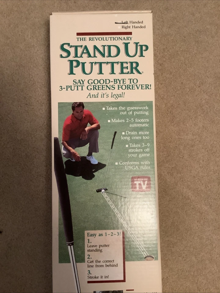 STAND UP PUTTER Top Weighted Golf Club Line of Sight FITNESS QUEST Left Handed - Image 2 of 4