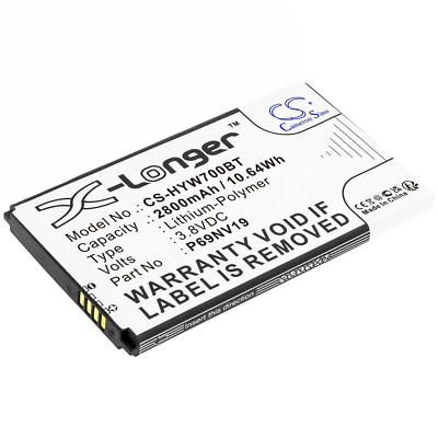 Akku für ADT WTS700 Resideo 7 Zoll Wireless Sec P69NV19 2800mAh 3,8V