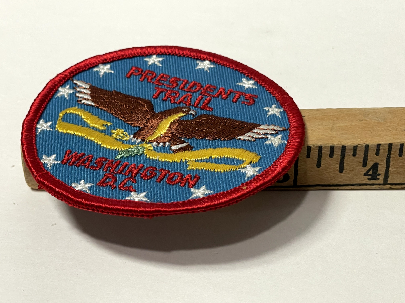 Presidents Trail Washington D. C. Patch Emblem Unused