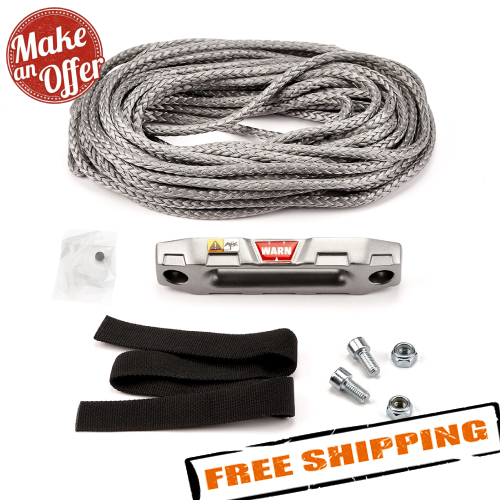 Warn 100970 Synthetic Rope Conversion Kit eBay