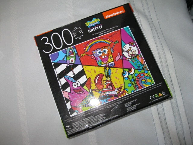 "Nuevo rompecabezas Cardinal Britto Bob Esponja 300 piezas 24"" x 18""" Foto 2 de 2