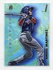 Angel Martinez 2021 Topps Bowman Inception Aqua Foil #87 Sports MLB Indians Card