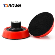 2Pcs Backing Pad Hook and Loop for Angle grinder Buffer - PU  Backer Pad Red