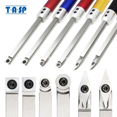 Carbide Insert Cutter with Handle for Woodturning Chisel Blade Turning Tool
