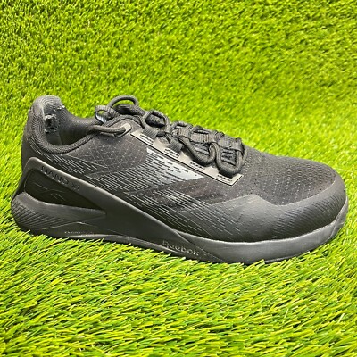 Reebok Nano X1 Adventure Womens Size 9W Black Composite Toe Work Shoes Sneakers