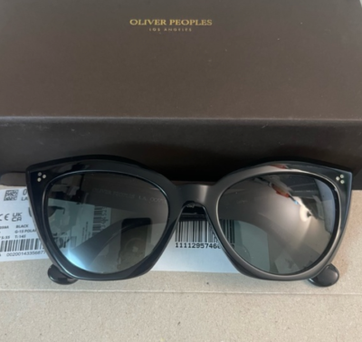 Oliver Peoples Laiya 55mm Gradient Butterfly Sunglasses MSRP$490 Rare Find Oliver Peoples Laiya 55mm Butterfly Black G-15 Polarized Sun  main image 3