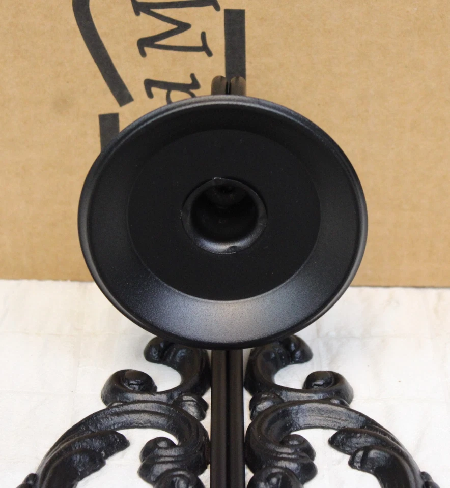 Southern Living Red Mountain Iron Black New Orleans Candle Wall Sconce - Изображение 4 из 4