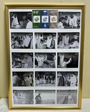 Dubai UAE 2023 COP28 conference Sheikh Zayed Official PostCards Framed 50x70 Cm