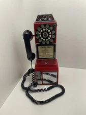 Crosley Red Pay Phone Model PP-8  Manufactured 2004