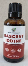 Health Ranger Nascent Iodine Liquid 1 fl. oz NEW