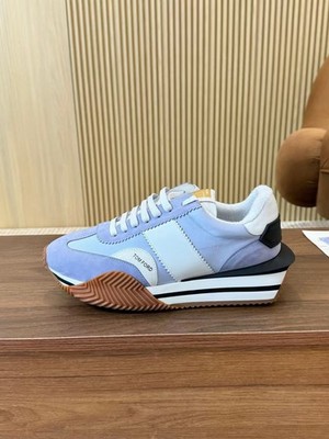 Men's low-top free shipping TOM FORD grey suede