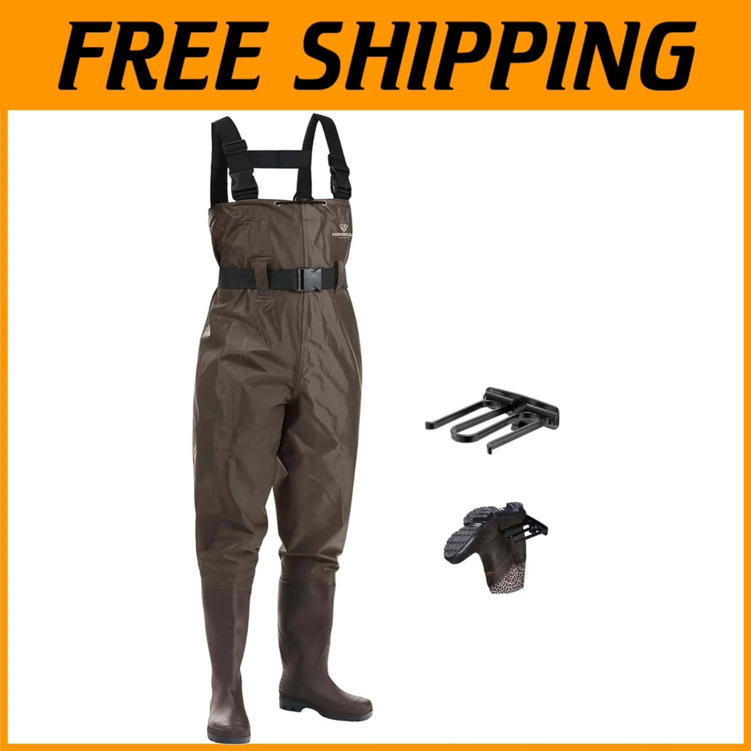Waterproof Fishing Waders with Boots and Chest Wader
Opens in a new window or tab