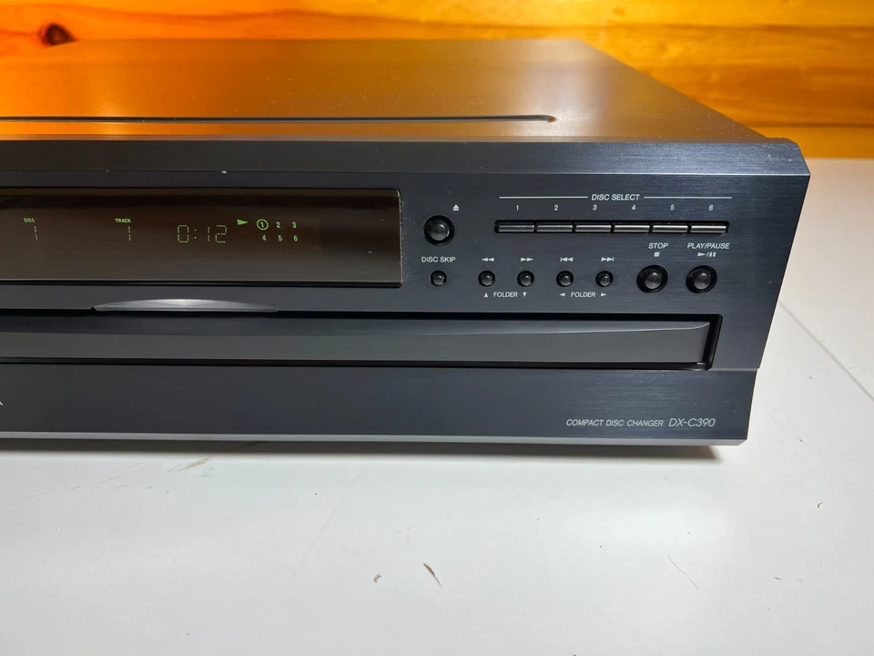 Onkyo DX-C390 Six 6 Disc CD Changer Digital Optical TosLink Coax Out Audiophile - Image 4 of 4