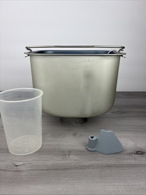 SQUARE BOTTOM Oster Bread Maker BM-1 CKSTBRTW20 MIXING PAN BOWL w/ PADDLE OEM
