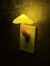 4  Mushroom Plug-in LED Bedside Night Light L...