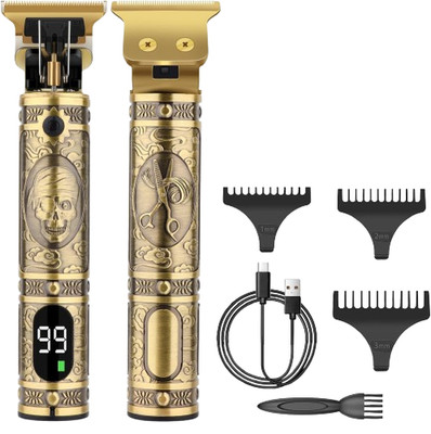 Profi Haartrimmer Vintage T9 Haar Schneidemaschine NEU USB LED Barttrimmer Cut