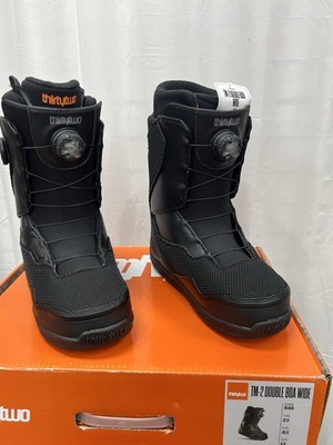Thirtytwo TM-2  Double Boa Snowboard Boots Mens Size 12.0  US Black New