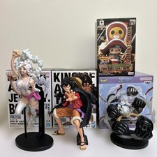 One Piece Prize Figure Set - Luffy, Jewelry Bonney, Nami, Chopper - Banpresto